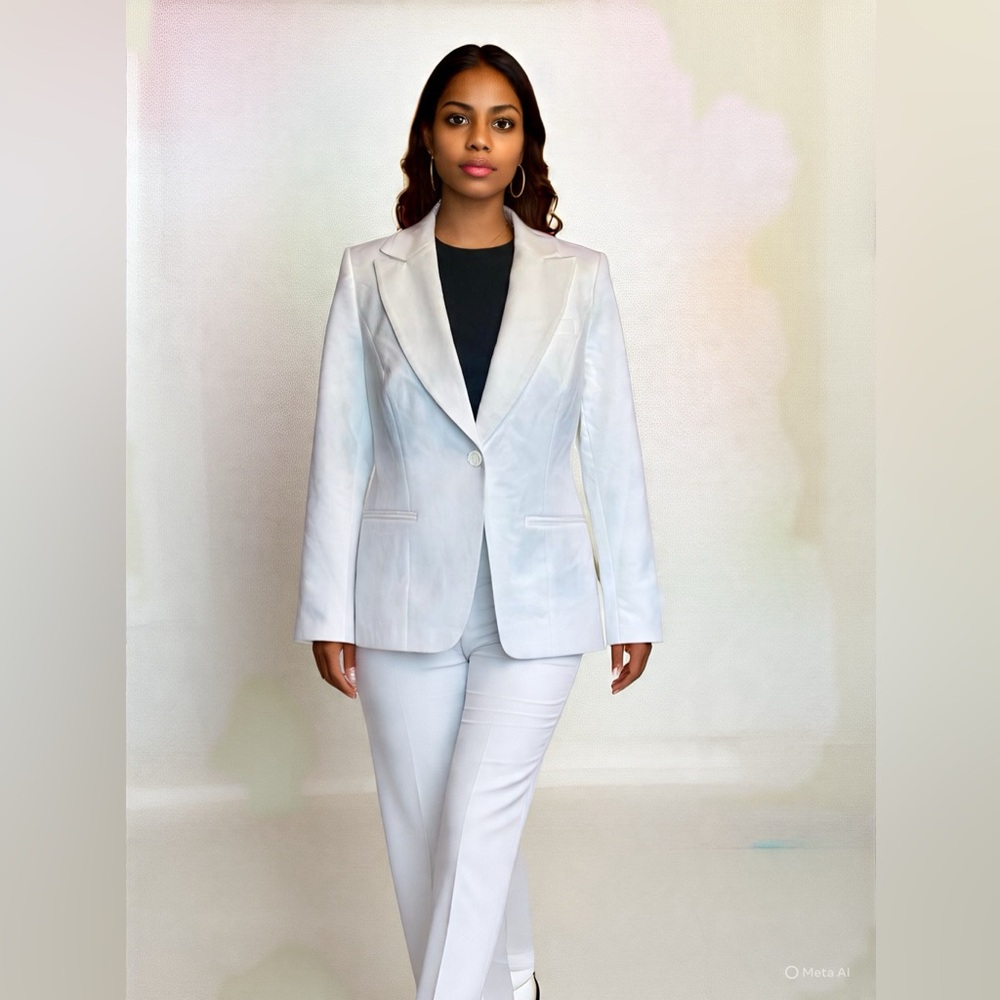 Women’s White Blazer
